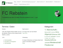 Tablet Screenshot of fcrebstein.ch